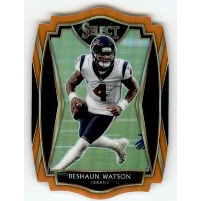 2020 Select Prizm Orange Die Cut #127 Deshaun Watson