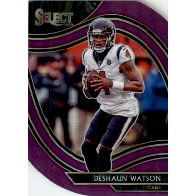 2020 Select Prizm Purple Die Cut #328 Deshaun Watson