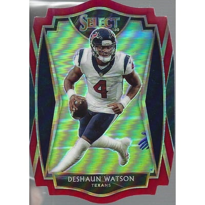 2020 Select Prizm Red Die Cut #127 Deshaun Watson