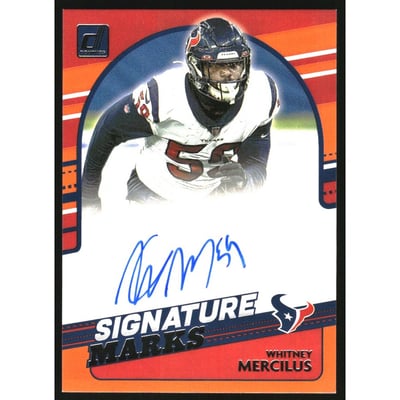 2021 Donruss Signature Marks #31 Whitney Mercilus