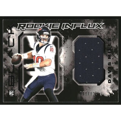 2021 Panini Black Rookie Influx Memorabilia #23 Davis Mills