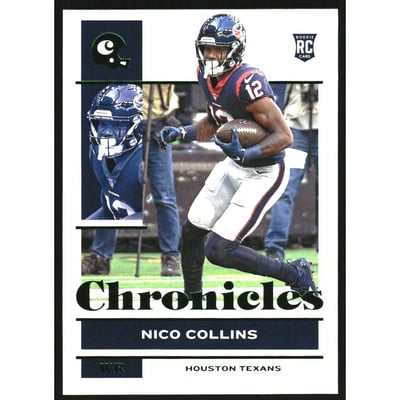 2021 Panini Chronicles Green #35 Nico Collins