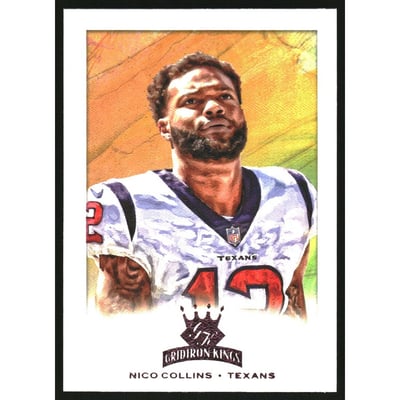 2021 Panini Chronicles Gridiron Kings Pink #32 Nico Collins