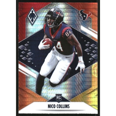 2021 Panini Phoenix Fire Burst #127 Nico Collins