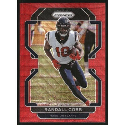 2021 Panini Prizm Prizms Red Wave #33 Randall Cobb