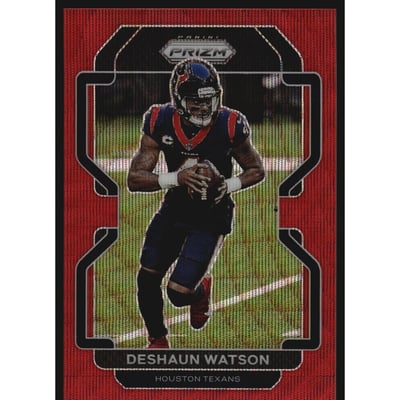 2021 Panini Prizm Prizms Red Wave #36 Deshaun Watson