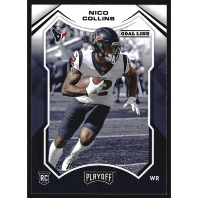 2021 Playoff Goal Line #227 Nico Collins