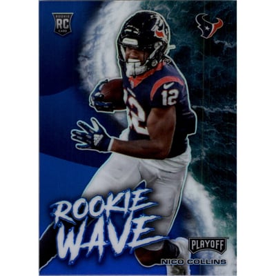 2021 Playoff Rookie Wave Blue #26 Nico Collins