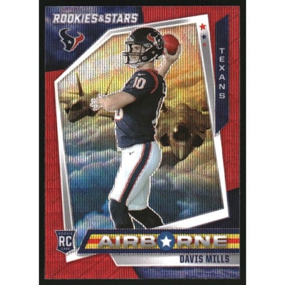 2021 Rookies and Stars Airborne Red Wave #23 Davis Mills