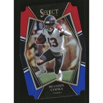 2021 Select Prizm Red and Blue Die Cut #115 Brandin Cooks