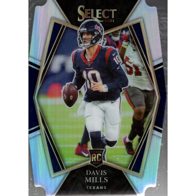 2021 Select Prizm Silver Die Cut #165 Davis Mills
