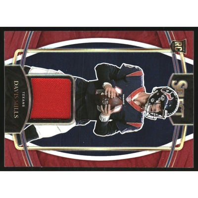 2021 Select Rookie Swatches Prizm Red #23 Davis Mills