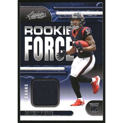 2022 Absolute Rookie Force Jerseys #27 Dameon Pierce