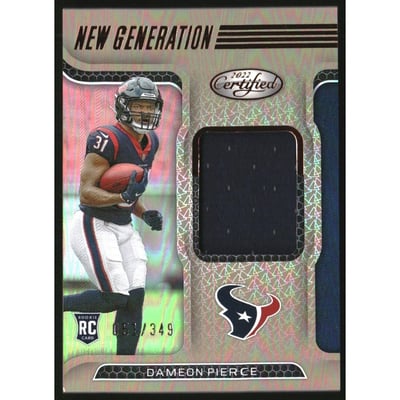 2022 Certified New Generation Jerseys Mirror Bronze #23 Dameon Pierce/349