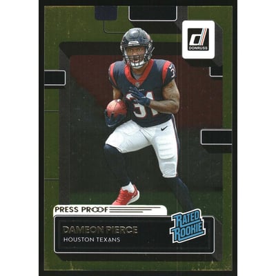 2022 Donruss Press Proof Gold #340 Dameon Pierce RR