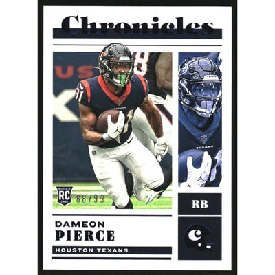2022 Panini Chronicles Blue #35 Dameon Pierce