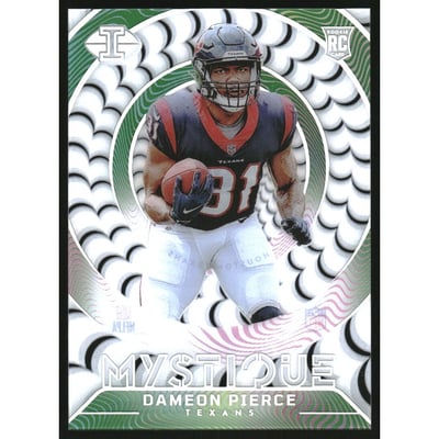 2022 Panini Illusions Mystique Emerald #25 Dameon Pierce