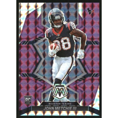 2022 Panini Mosaic Mosaic Purple #317 John Metchie III