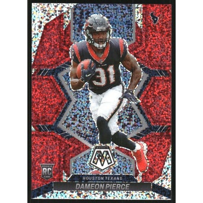 2022 Panini Mosaic Red Sparkle #324 Dameon Pierce