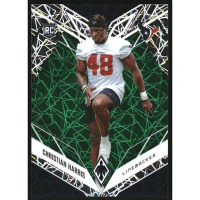 2022 Panini Phoenix Green Lazer #184 Christian Harris
