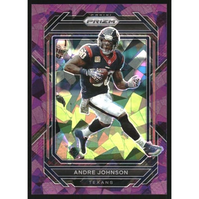 2022 Panini Prizm Prizms Purple Ice #120 Andre Johnson