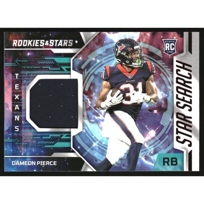 2022 Rookies and Stars Star Search Jerseys #19 Dameon Pierce
