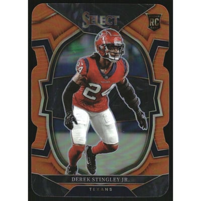 2022 Select Prizm Orange Die Cut #48 Derek Stingley Jr.