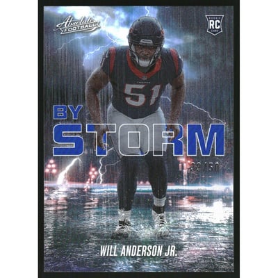 2023 Absolute By Storm Spectrum Blue #3 Will Anderson Jr.