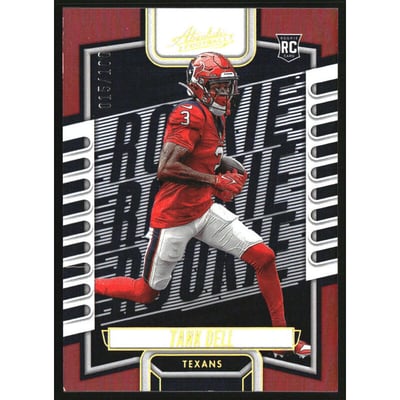 2023 Panini Absolute Spectrum Red #124 Tank Dell RC /100