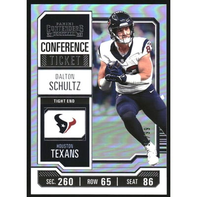 2023 Panini Contenders Conference Ticket #41 Dalton Schultz