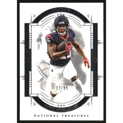 2023 Panini National Treasures #40 Devin Singletary