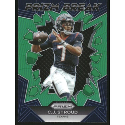 2023 Panini Prizm Prizm Break Prizms Green #6 CJ Stroud