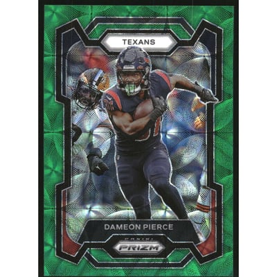 2023 Panini Prizm Prizms Green Scope #116 Dameon Pierce