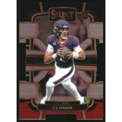 2023 Select Prizm Black and Red Die Cut #41 CJ Stroud