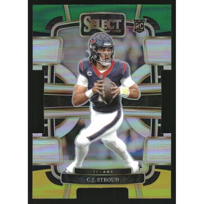 2023 Select Prizm Green and Yellow Die Cut #41 CJ Stroud