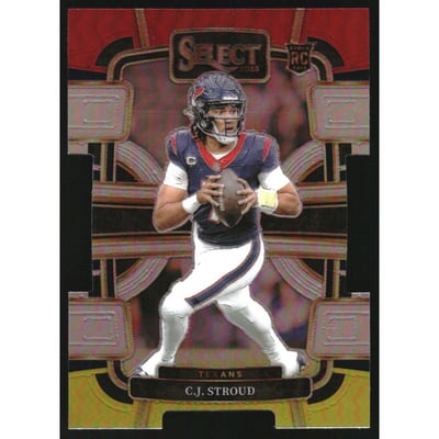2023 Select Prizm Red and Yellow Die Cut #41 CJ Stroud