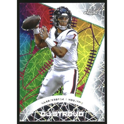 2023 Topps Composite Chrome All Etch Lazer Refractors #CAE23 CJ Stroud