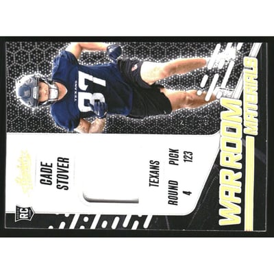 2024 Absolute War Room Materials Gold #32 Cade Stover
