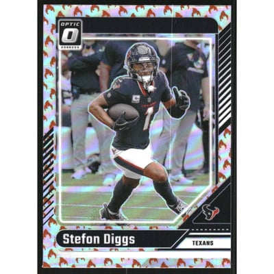 2024 Donruss Optic Fire #78 Stefon Diggs