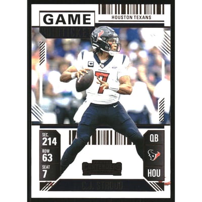 2024 Panini Contenders Game Ticket Bronze #39 CJ Stroud