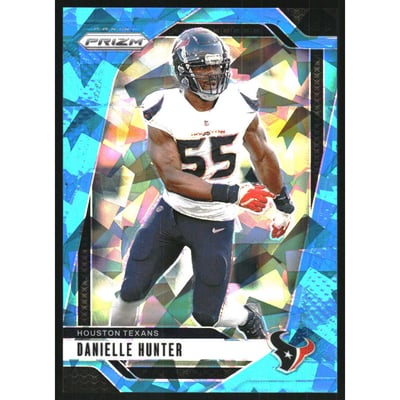 2024 Panini Prizm Prizms Blue Ice #117 Danielle Hunter