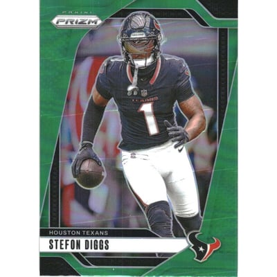2024 Panini Prizm Prizms Green #114 Stefon Diggs