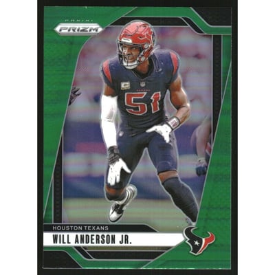 2024 Panini Prizm Prizms Green #116 Will Anderson Jr.
