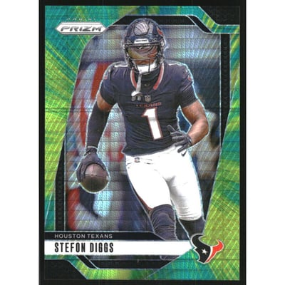 2024 Panini Prizm Prizms Hyper #114 Stefon Diggs