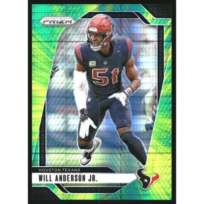 2024 Panini Prizm Prizms Hyper #116 Will Anderson Jr.