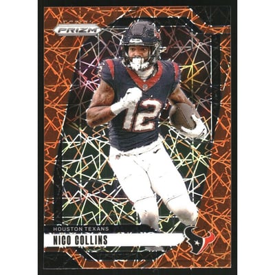 2024 Panini Prizm Prizms Lazer #113 Nico Collins