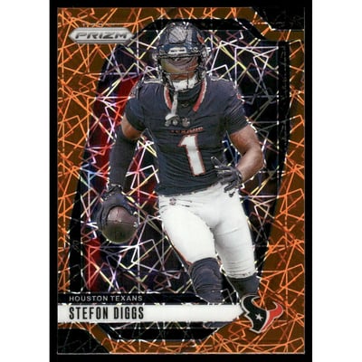 2024 Panini Prizm Prizms Lazer #114 Stefon Diggs