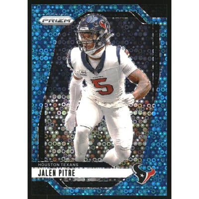 2024 Panini Prizm Prizms No Huddle Blue #118 Jalen Pitre