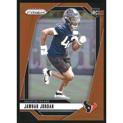 2024 Panini Prizm Prizms Orange #346 Jawhar Jordan
