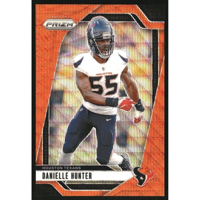2024 Panini Prizm Prizms Orange Wave #117 Danielle Hunter